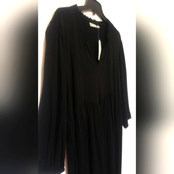 New Black Little Midi Dress / Size 2X - Picture 1 of 9